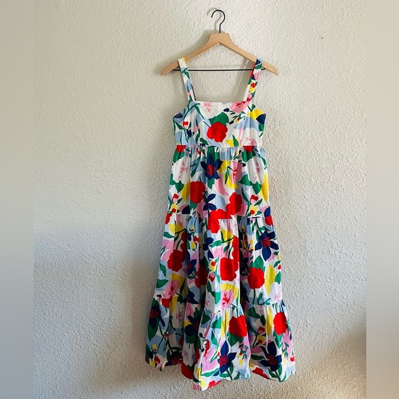 Poetry Floral Midi Dress - Multicolor - Picture 1 of 13